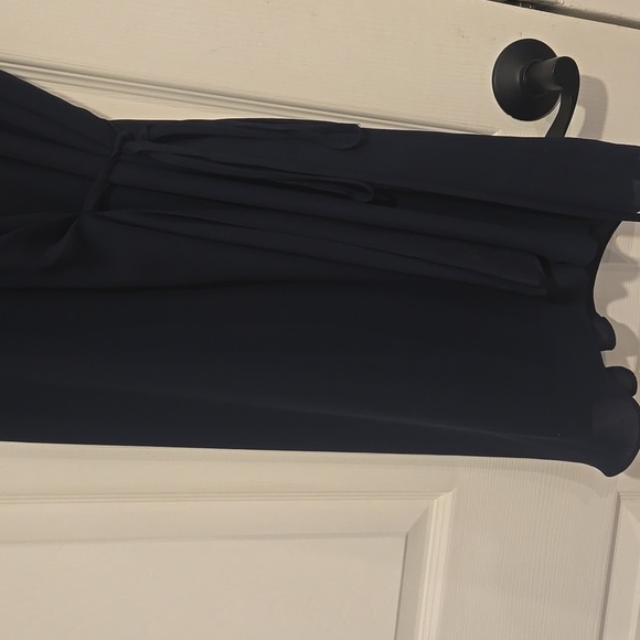 Aritzia Babaton Wallece Mini Dress In Navy Sz S - Picture 4 of 9